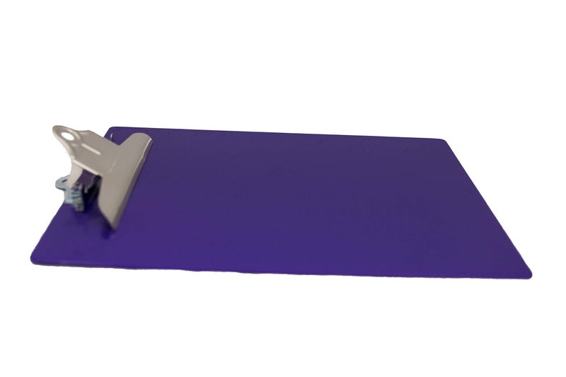 Saunders 21606 Recycled Plastic Clipboard w/Ruler Edge, 1" Clip Cap, 8 1/2 x 12 Sheets, Purple - Image 5